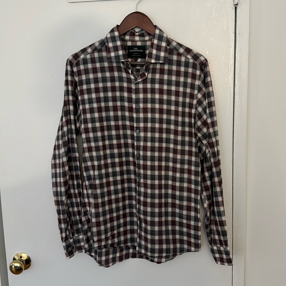 Rodd & Gunn Plaid Sports Fit Medium Shirt